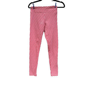 2 Pair LU LARUE LEGGINGS Floral Sunflower Pattern & XMAS Tree Red Pattern Bundle